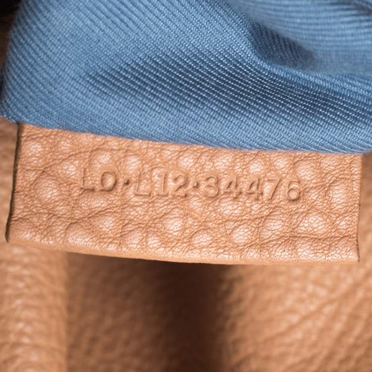 Pre Owned Bvlgari Beige Leather Bonton Tote