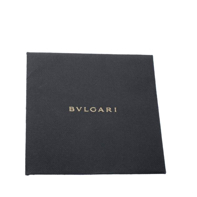 Pre Owned Bvlgari Metallic Gold Floral Embossed Straw Clutch