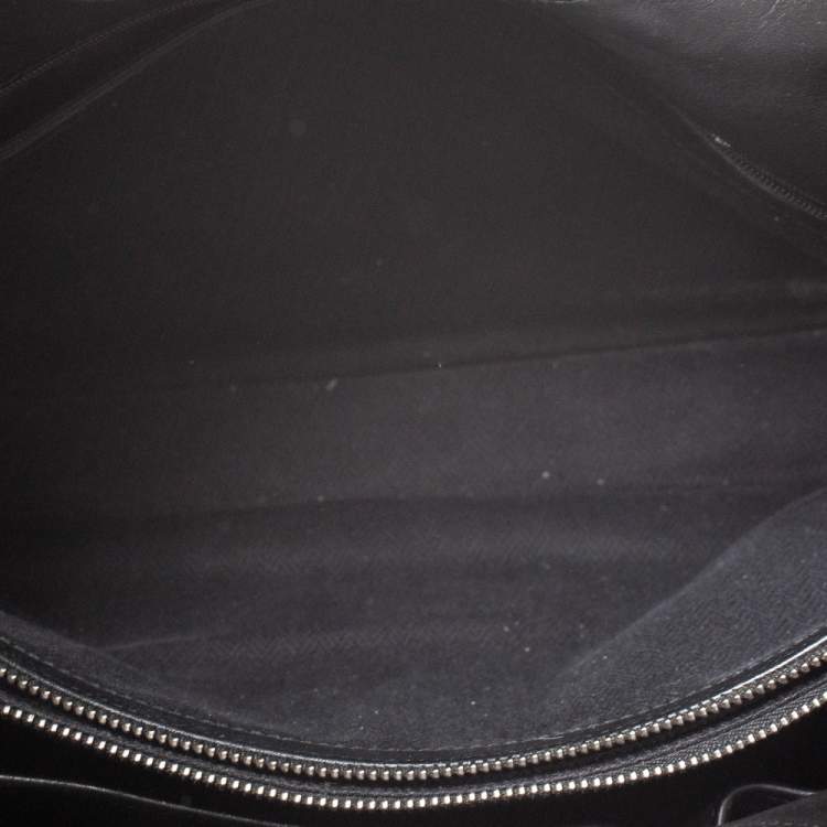 Pre Owned Bvlgari Black Canvas and Leather Chandra Hobo