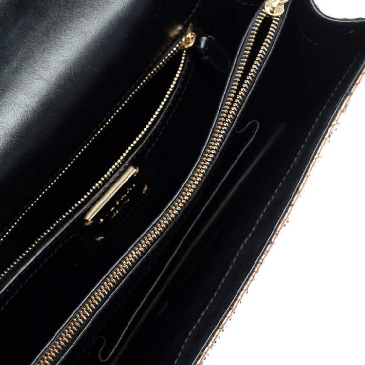 Pre Owned Bvlgari Bronze Python Medium Serpenti Forever Flap Shoulder Bag