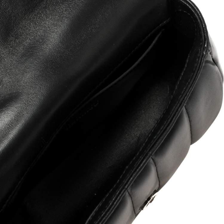 Pre Owned Bvlgari Black Leather Ambush Belt Bag