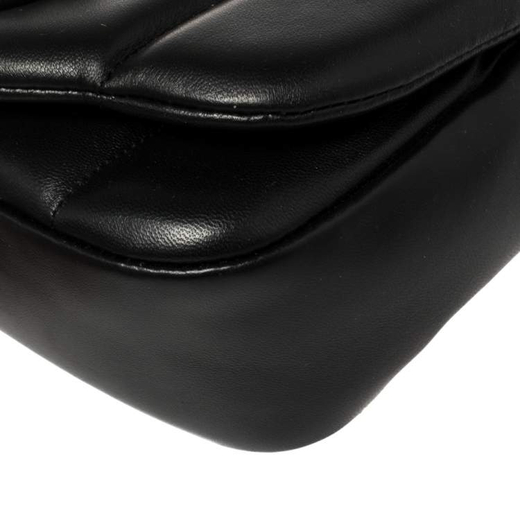 Pre Owned Bvlgari Black Leather Ambush Belt Bag