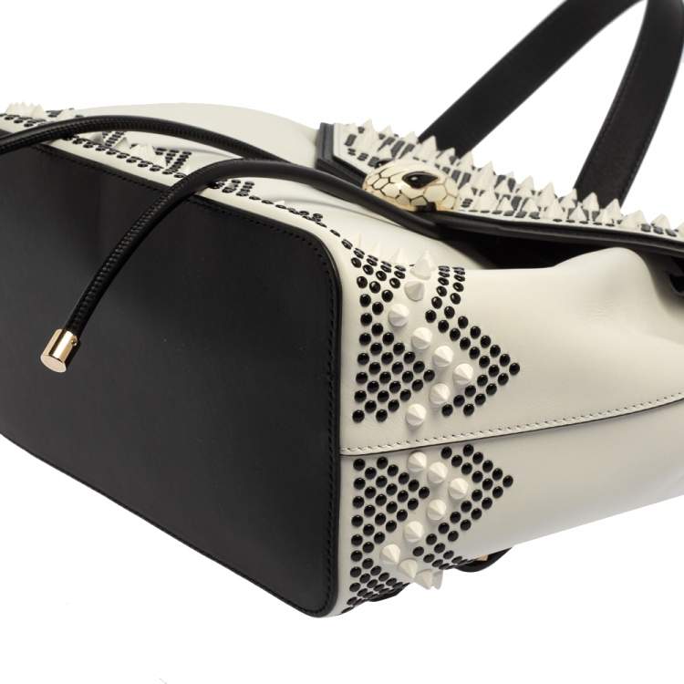 Pre Owned Bvlgari White Leather Serpent X Nicholas Kirkwood Backpack 