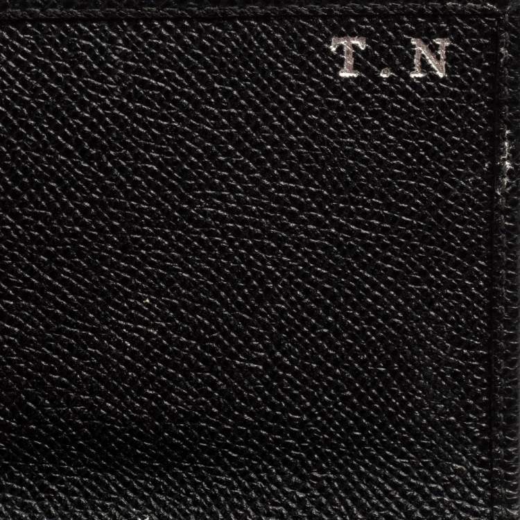 Pre Owned Bvlgari Black Leather Bvlgari Bvlgari Continental Wallet