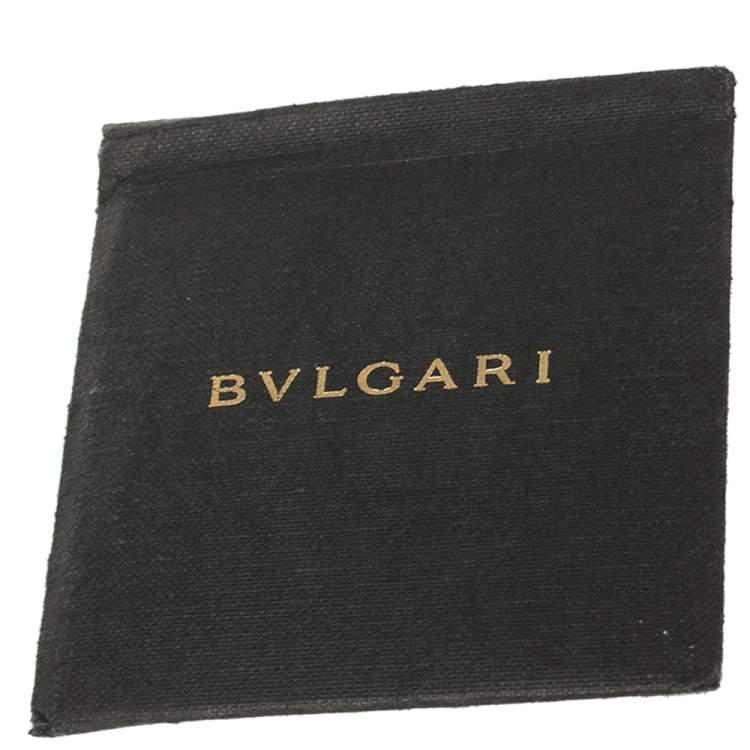 Pre Owned Bvlgari Black Leather Monete Chain Satchel