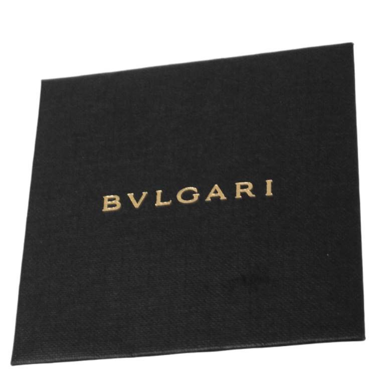 Pre Owned Bvlgari Black Matelassé Leather Twistino Tina Tote