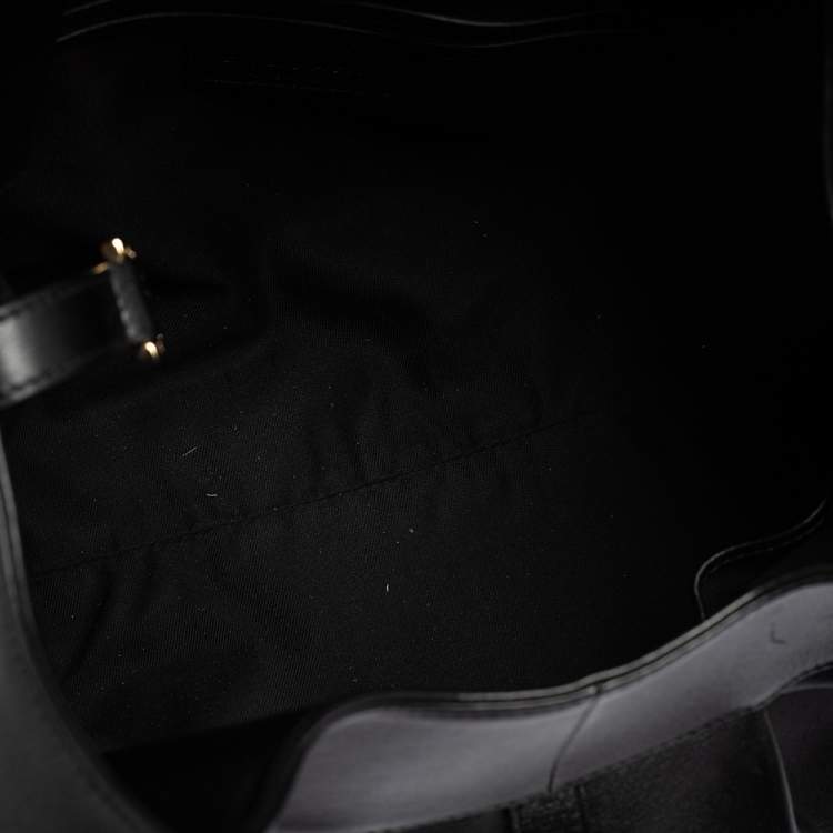 Pre Owned Bvlgari Black Leather Chandra Hobo