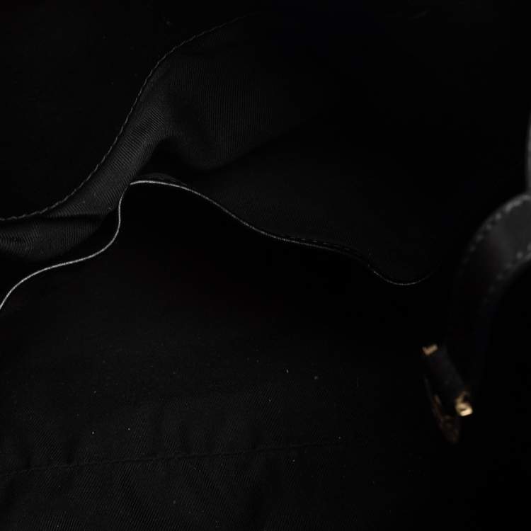 Pre Owned Bvlgari Black Leather Chandra Hobo