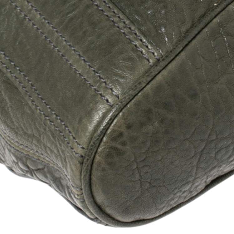 مملوكة مسبقًا Bvlgari Dark Green Leather Leoni Shoulder Bag
