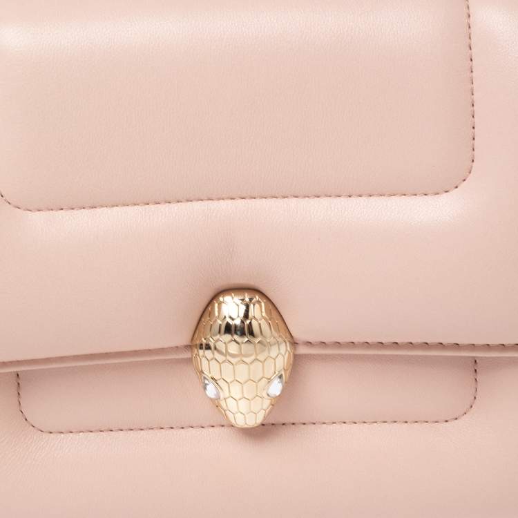 Pre Owned Bvlagri x Mary Katrantzou Pink Leather Top Handle Bag