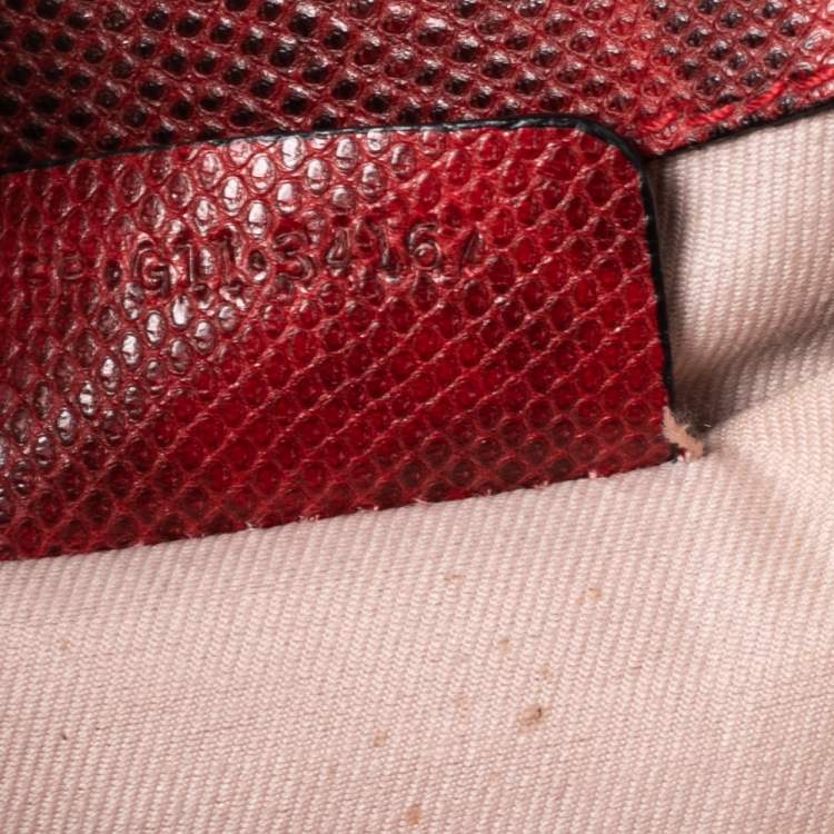 Pre Owned Bvlgari Red/Black Karung Serpenti Forever Flap Shoulder Bag