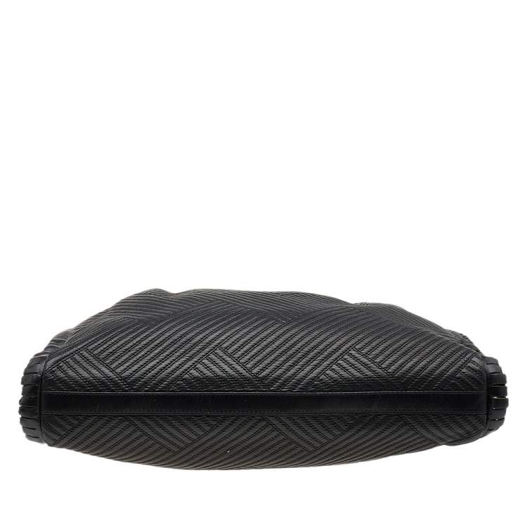 Pre Owned Bvlgari Black Quilted Leather Twistino Tina Shopper Tote