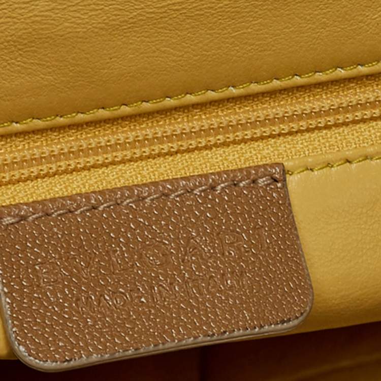 مملوكة مسبقًا Bvlgari Tan Leather Chandra Shoulder Bag