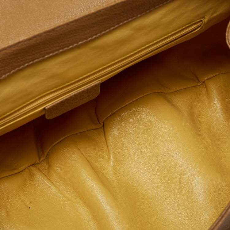 مملوكة مسبقًا Bvlgari Tan Leather Chandra Shoulder Bag
