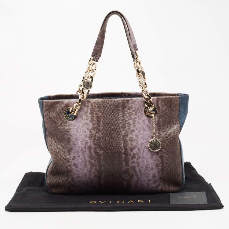 Pre Owned Bvlgari Multicolor Karung Shopper Tote