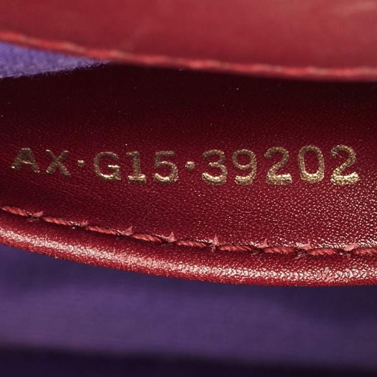 Pre Owned Bvlgari Red Leather Small Serpenti Forever Shoulder Bag