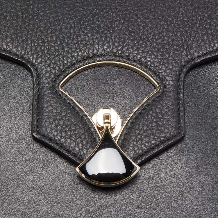 Pre Owned Bvlgari Black Leather Divas' Dream Shoulder Bag
