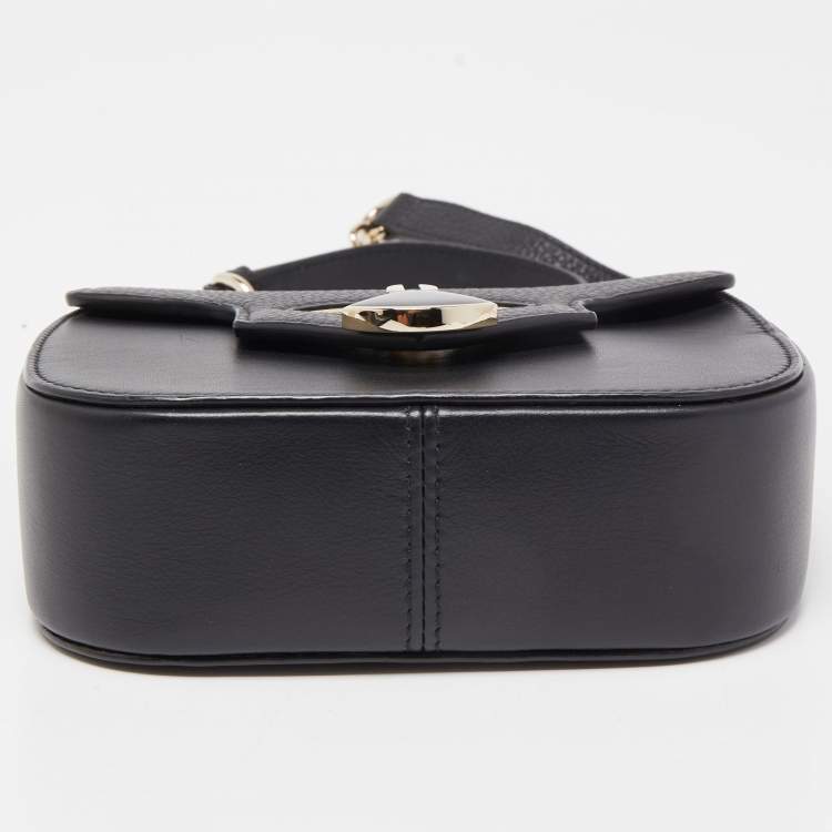 Pre Owned Bvlgari Black Leather Divas' Dream Shoulder Bag