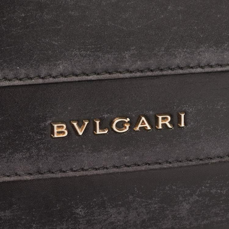 Pre Owned Bvlgari Beige/Brown Leather Medium Serpenti Forever Shoulder Bag