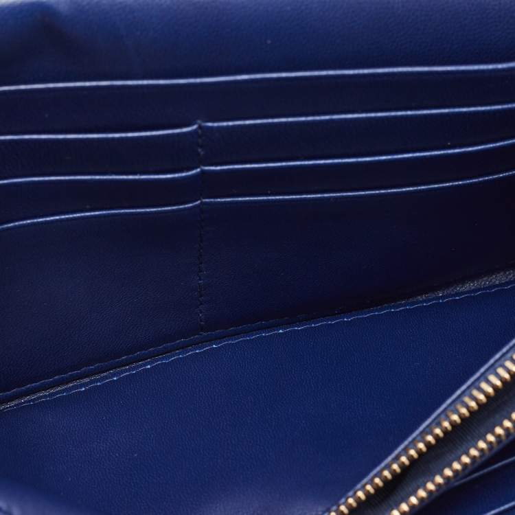 Pre Owned Bvlgari Green Leather Bvlgari Bvlgari Flap Continental Wallet