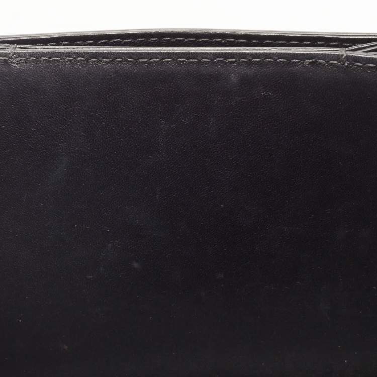 Pre Owned Bvlgari Black Leather Serpenti Forever Maxi Chain Small Crossbody Bag