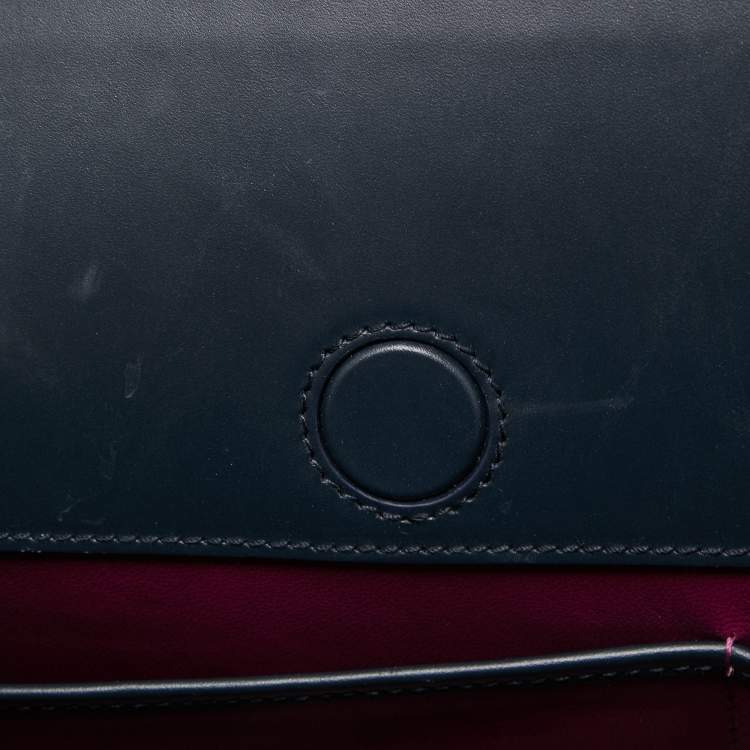 Pre Owned Bvlgari Multicolor Python Metal Side Frame Satchel