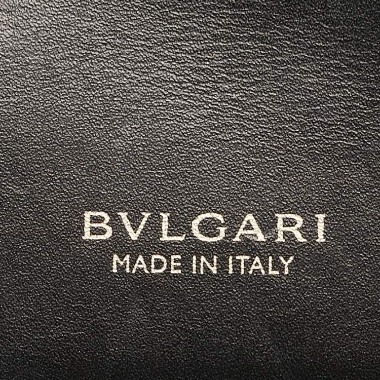 Pre Owned Bvlgari Off White Patent Leather Small Serpenti Forever Shoulder Bag