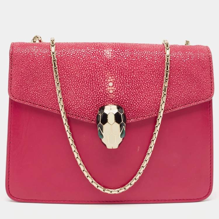 Pink bvlgari outlet bag