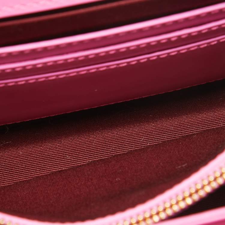 Pre Owned Bvlgari Pink Leather Small Serpenti Forever Shoulder Bag