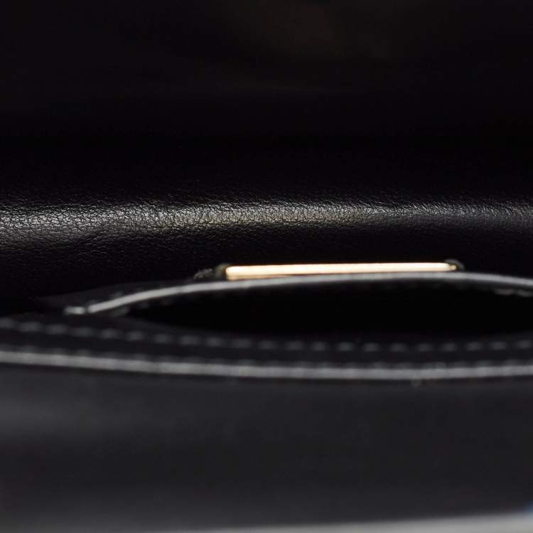 Pre Owned Bvlgari Grey Stingray and Leather Serpenti Forever Chain Clutch