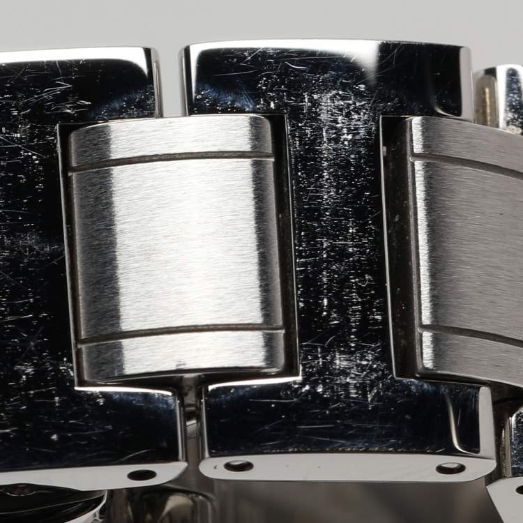 Pre Owned Bvlgari Silver Diamond Stainless Steel Bvlgari Bvlgari BBL33S Women's Wristwatch 33 mm