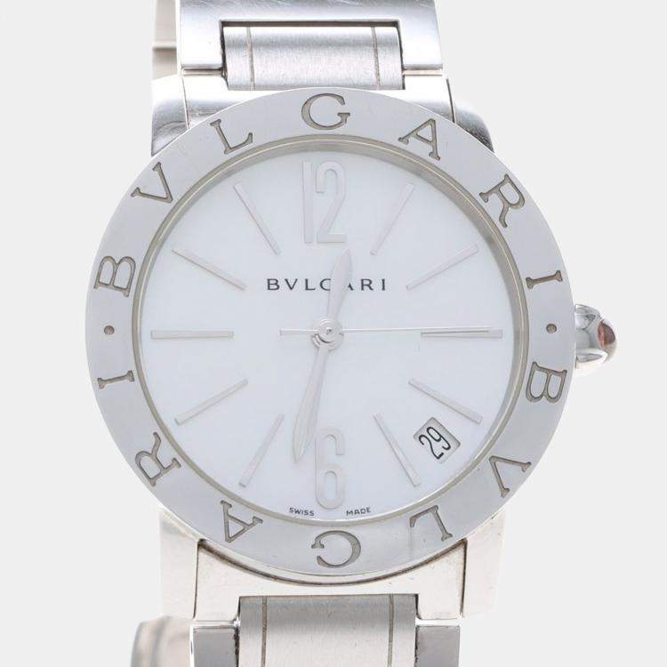 Pre Owned Bvlgari BB BBL33S Automatic Stainless Steel Womens Wristwatch 33 mm