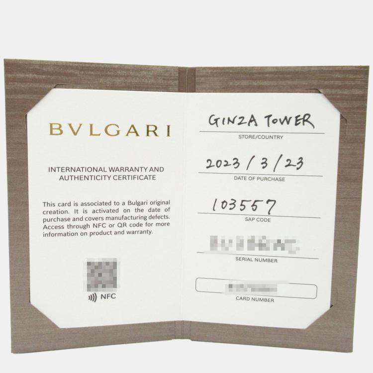 Pre Owned Bvlgari Bvlgari Bvlgari BB33S Quartz Black Stainless Steel Women's Wristwatch 33 mm