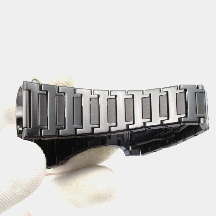 Pre Owned Bvlgari Bvlgari Bvlgari BB33S Quartz Black Stainless Steel Women's Wristwatch 33 mm