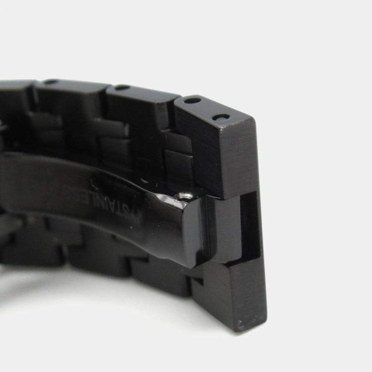 Pre Owned Bvlgari Bvlgari Bvlgari BB33S Quartz Black Stainless Steel Women's Wristwatch 33 mm