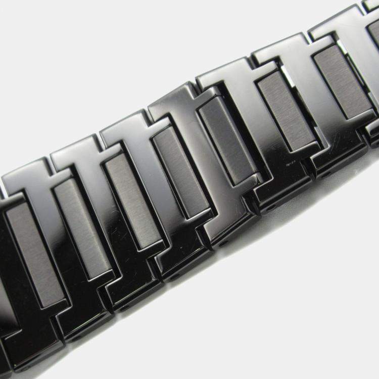 Pre Owned Bvlgari Bvlgari Bvlgari BB33S Quartz Black Stainless Steel Women's Wristwatch 33 mm