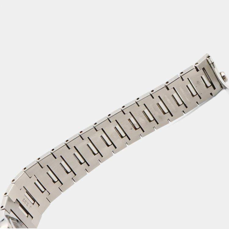 Pre Owned Bvlgari Bvlgari Bvlgari BB33SS Automatic Black Stainless Steel Women's Wristwatch 33 mm