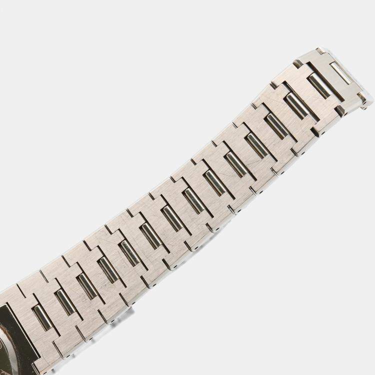 Pre Owned Bvlgari Bvlgari Bvlgari BB33SS Automatic Black Stainless Steel Women's Wristwatch 33 mm