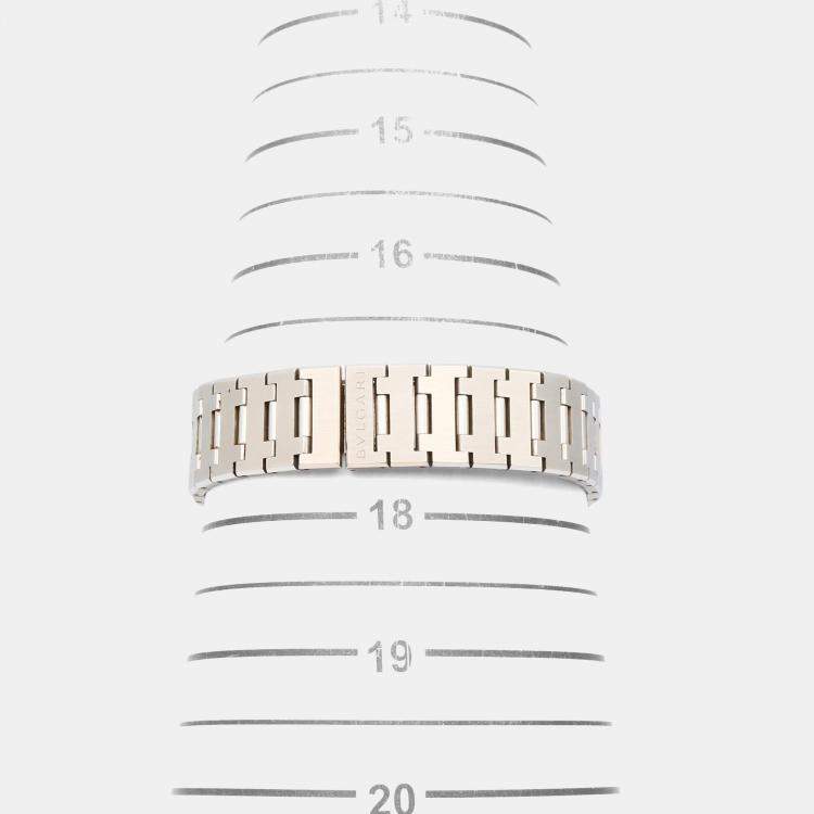 Pre Owned Bvlgari Bvlgari Bvlgari BB33SS Automatic Black Stainless Steel Women's Wristwatch 33 mm