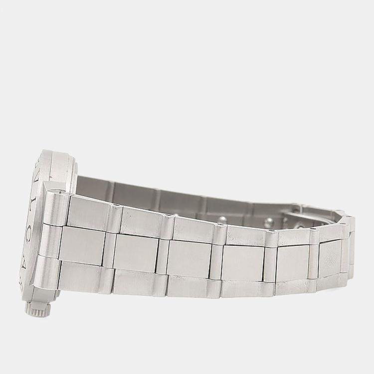 Pre Owned ساعة يد نسائية بلغاري دياغونو تلقائية سي وايت ستانلس ستيل 29 مم