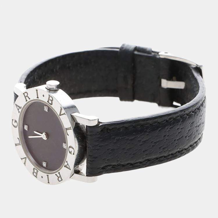 Pre Owned Bvlgari Bvlgari BB26SLD Quartz Stainless Steel Women's Wristwatch 26 mm