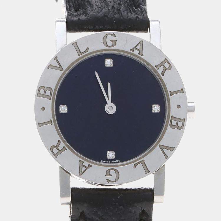 Pre Owned Bvlgari Bvlgari BB26SLD Quartz Stainless Steel Women's Wristwatch 26 mm