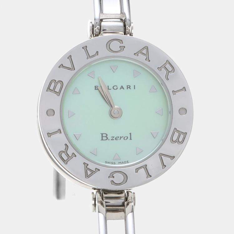 Pre Owned Bvlgari B.zero1 BZ22S Quartz Stainless Steel Women's Wristwatch 22 mm