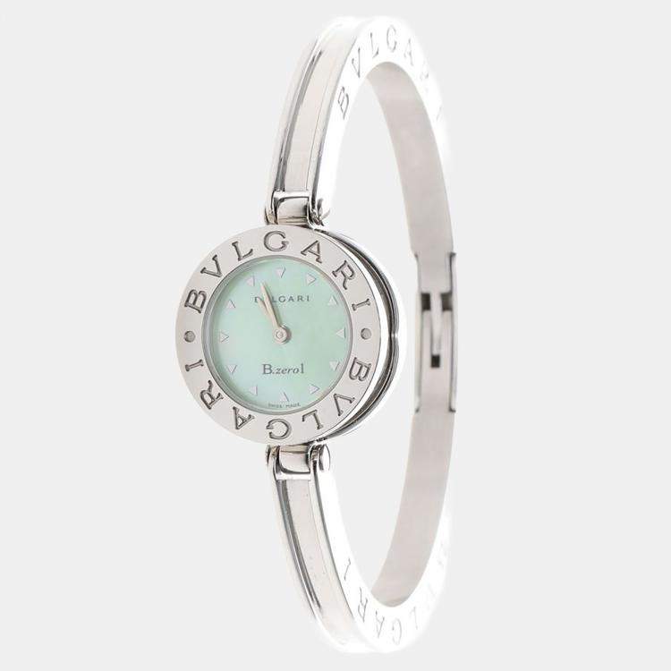 Pre Owned Bvlgari B.zero1 BZ22S Quartz Stainless Steel Women's Wristwatch 22 mm