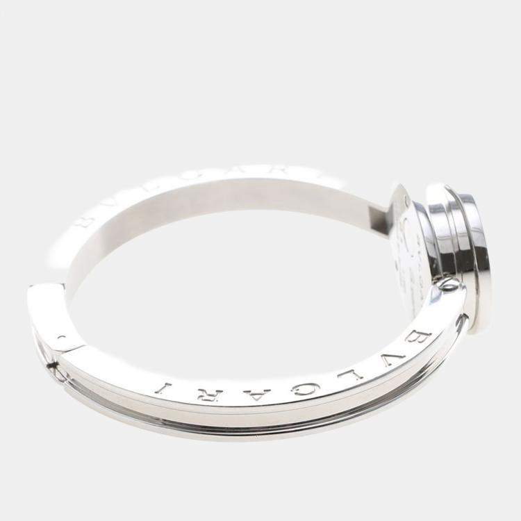 Pre Owned Bvlgari B.zero1 BZ22S Quartz Stainless Steel Women's Wristwatch 22 mm