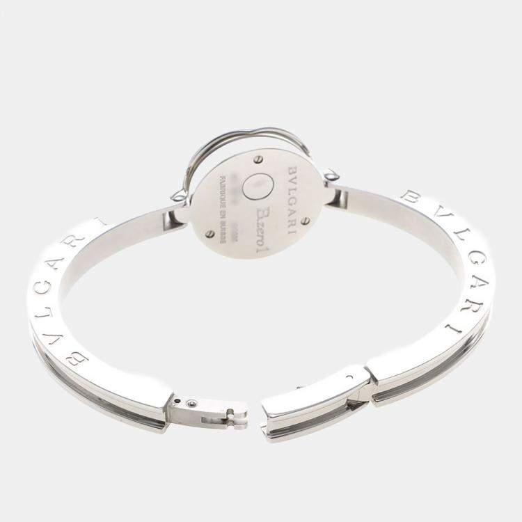 Pre Owned Bvlgari B.zero1 BZ22S Quartz Stainless Steel Women's Wristwatch 22 mm