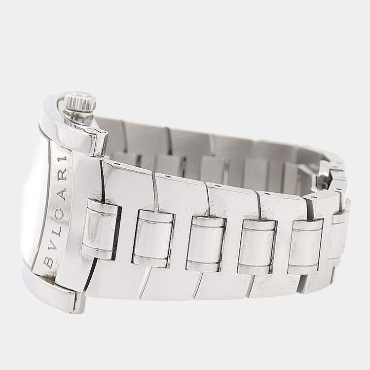 Pre Owned Bvlgari Assioma AA39S Quartz Stainless Steel Women's Wristwatch 30 mm