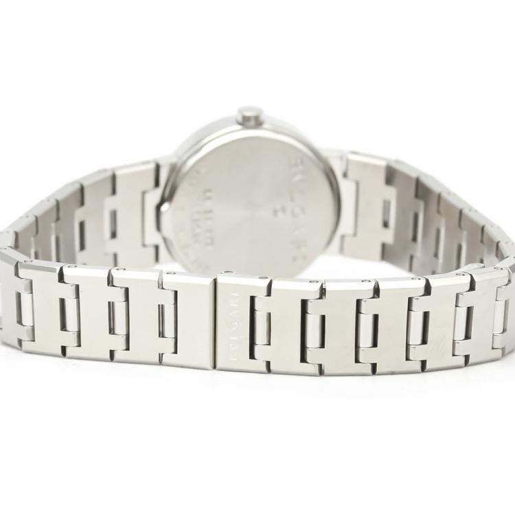 Pre Owned Bvlgari Black Stainless Steel Bvlgari Bvlgari BB23SS Women's Wristwatch 23 MM
