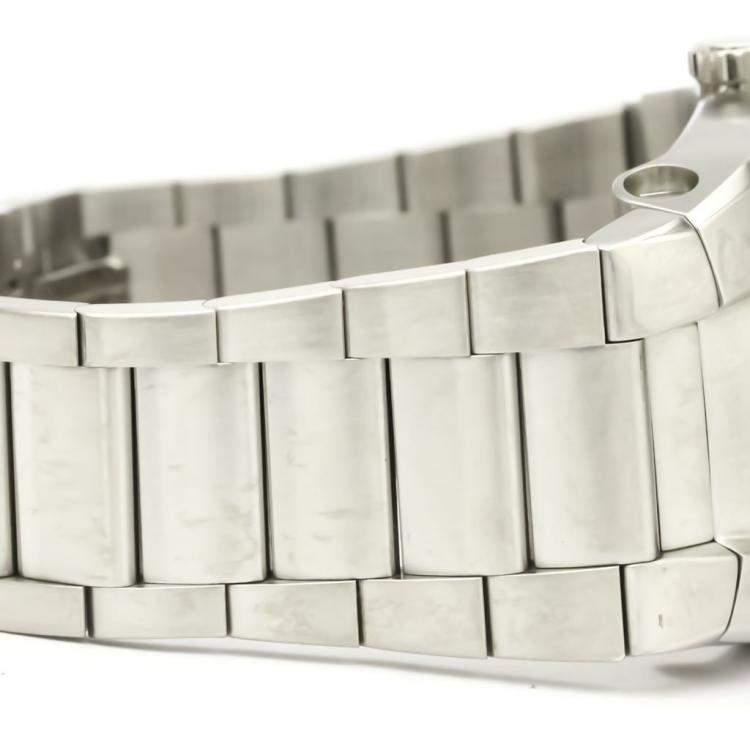 Pre Owned Bvlgari Silver Stainless Steel Ergon Automatic EG35S Women's Wristwatch 35 MM