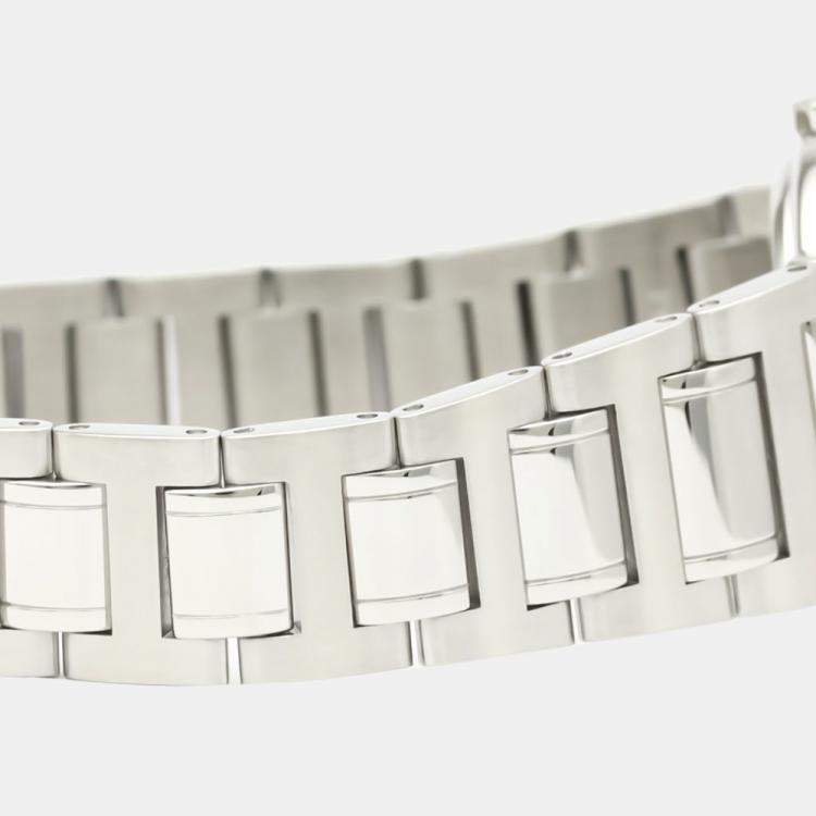 Pre Owned Bvlgari Black Stainless Steel Bvlgari BB26SS Women's Wristwatch 26 MM